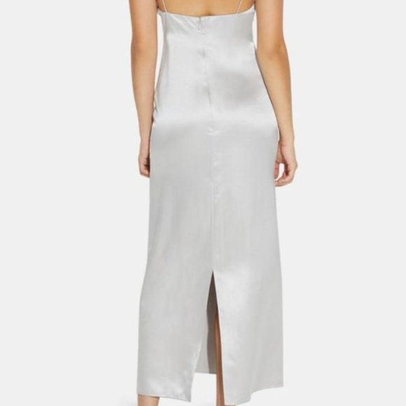 Theory Abbott Satin Slip Dress - Picture 3 of 8